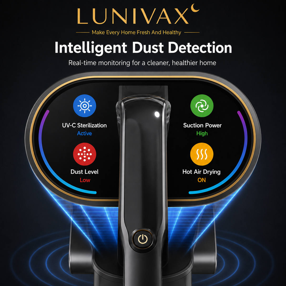 LUNIVAX™ Deep Clean Pro UV Mattress Vacuum