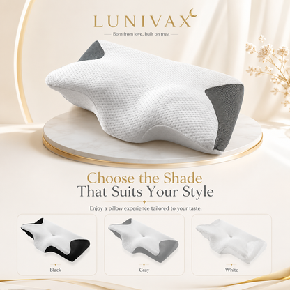 LUNIVAX™ Ergonomic Memory Foam Pillow