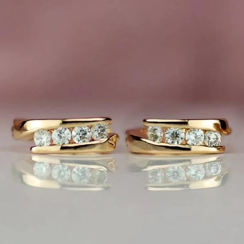 LUNIVAX Lumière™ S925 Sterling Silver Stone-Set Earrings