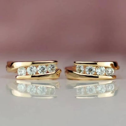 LUNIVAX Lumière™ S925 Sterling Silver Stone-Set Earrings
