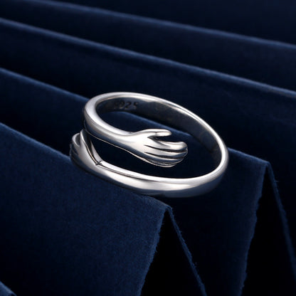 Always With You™ 925 Sterling Silver Hug Ring