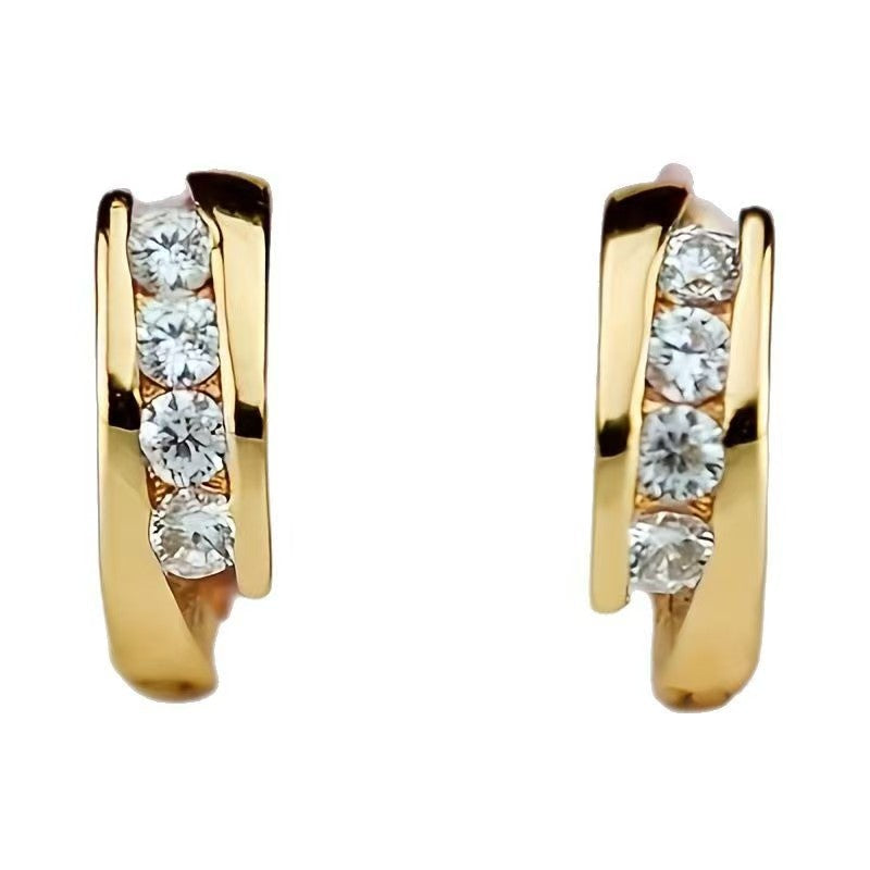 LUNIVAX Lumière™ S925 Sterling Silver Stone-Set Earrings