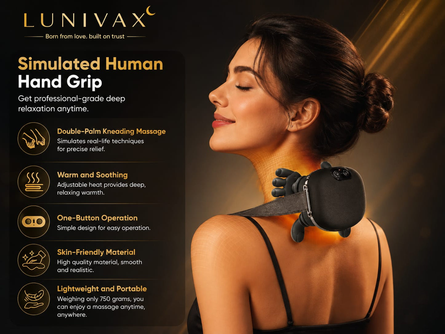 LUNIVAX™ Electric Neck And Shoulder Muscle Massager