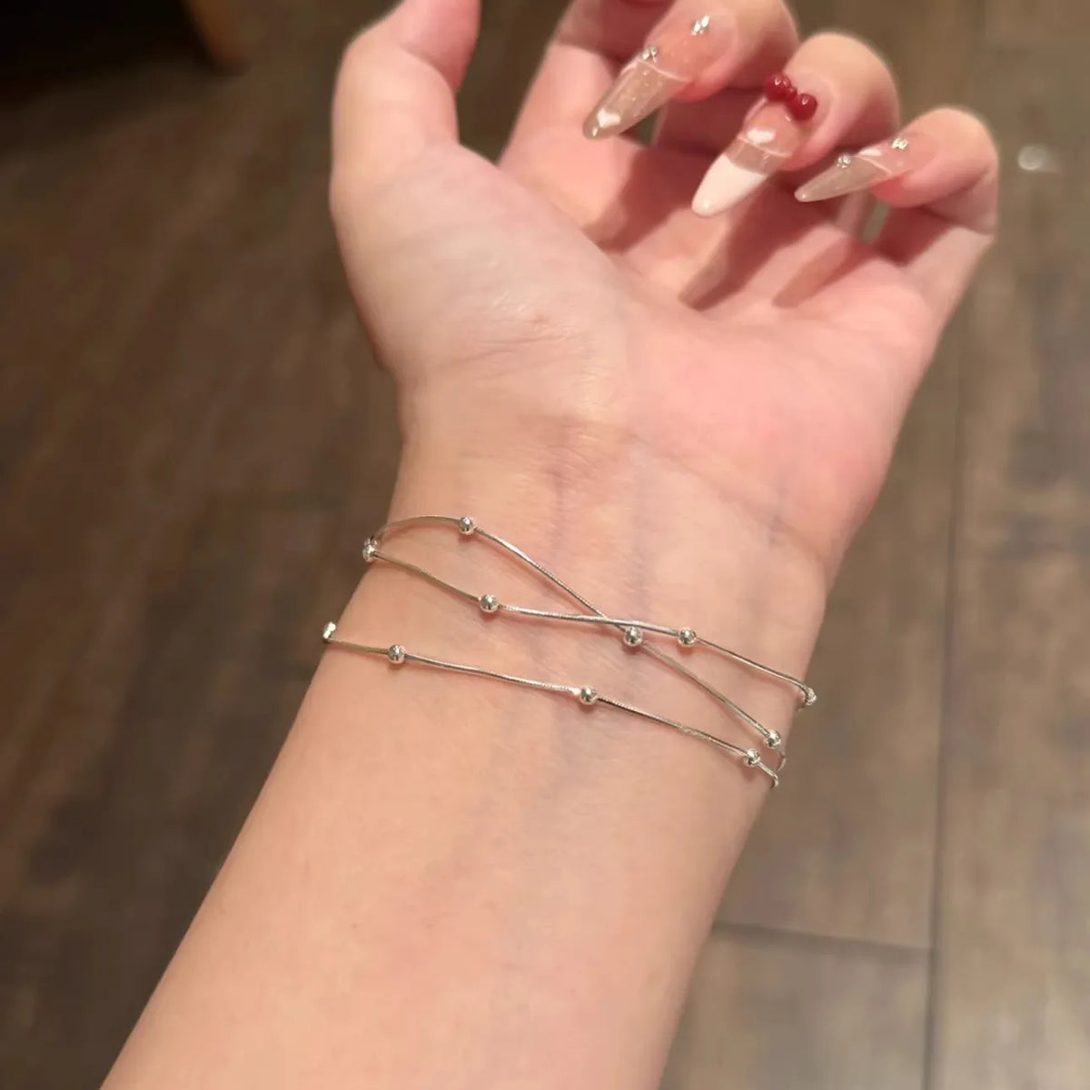 LUNIVAX Élan™ S925 Sterling Silver Triple-Layer Bracelet